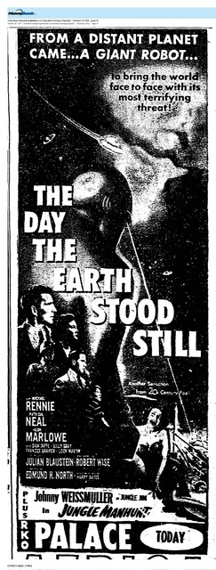 One of the First Visitor from Outer Space Films (1951)