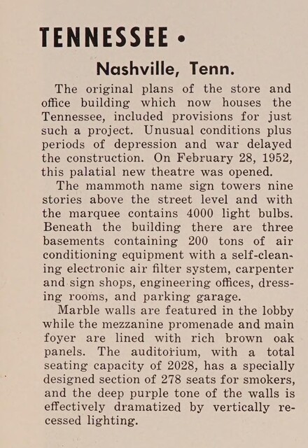 Theater Architect: Marr & Holman (1952)