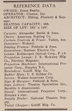 ["Theater Architect: Ebling, Plunkett & Keymar (1951)"]