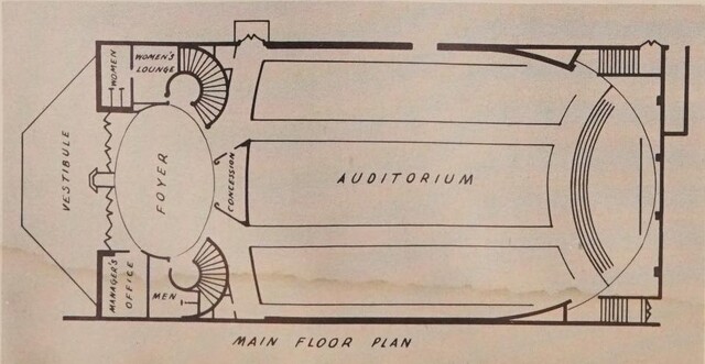 Theater Architect: Brueggeman, Swaim & Allen (1951)