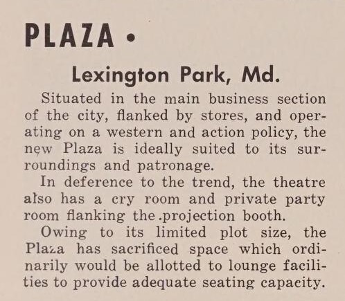 Theater Architect: Frank J. Duane (1951)