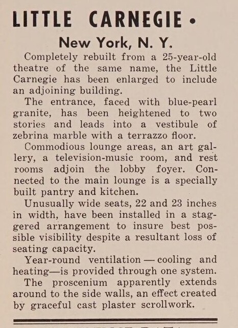 Theater Architect:: John J. McNamara (1952)