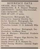 ["Theater Architect: Carlson-Eley-Grevstad (1951)"]