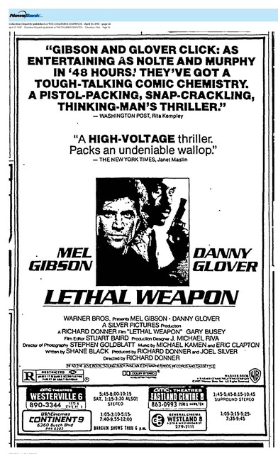 Mel Gibson--Number Ten Box Office Star (1987)