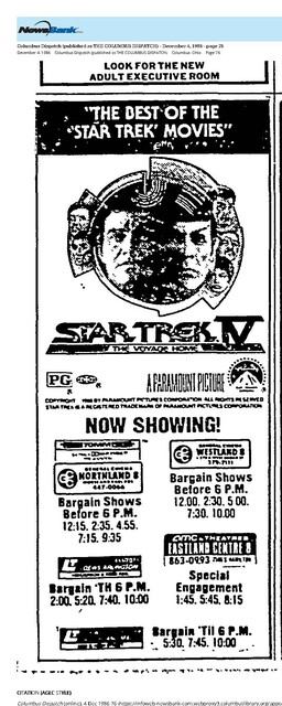 The Great Movie Franchises: Star Trek (1986)