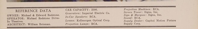 Theater Architect: William Reisman (1955)