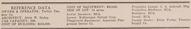 Theater Architect: Alvin W. Seeley (1955)