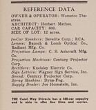 ["Theater Architect: Herbert Mathes (1954)"]