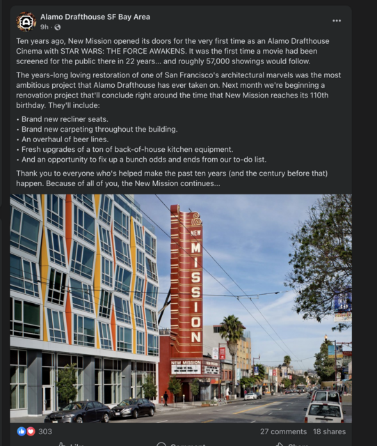 Alamo Drafthouse New Mission Cinema