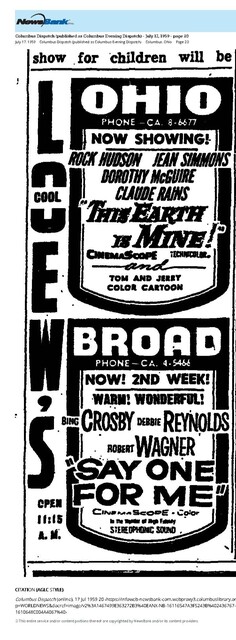 Rock Hudson--Number One Box Office Star (1959)