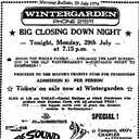 Wintergarden Theatre Alma Street, Rockhampton, QLD - Closing 1974