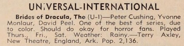 The Hammer Horror Franchise (1960)