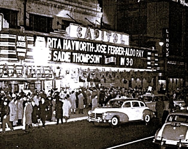 Loew's Capitol Theatre 1645 Broadway, New York, NY - 1953 3D Presentation.