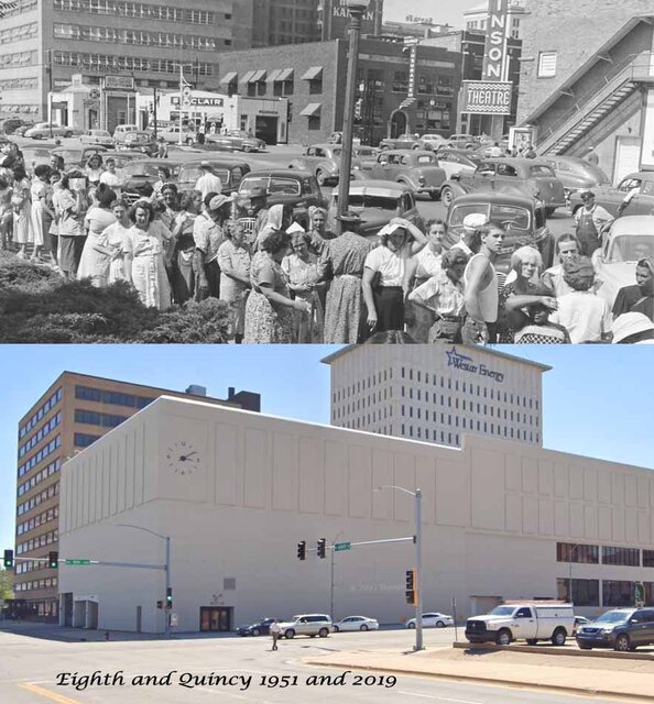 1951 photo top credit LIFE Magazine. 2019 bottom photo credit Steve Brennan.