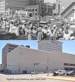["1951 photo top credit LIFE Magazine. 2019 bottom photo credit Steve Brennan."]