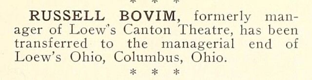 Managerial Change (1931)