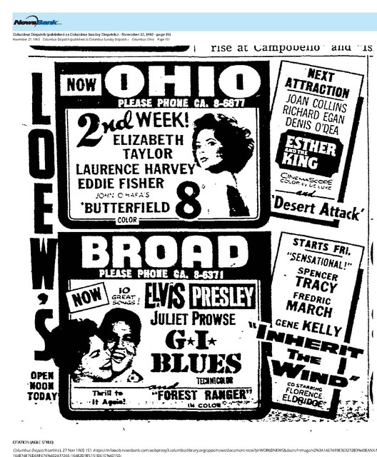 Elizabeth Taylor--Number Four Box Office Star (1960)