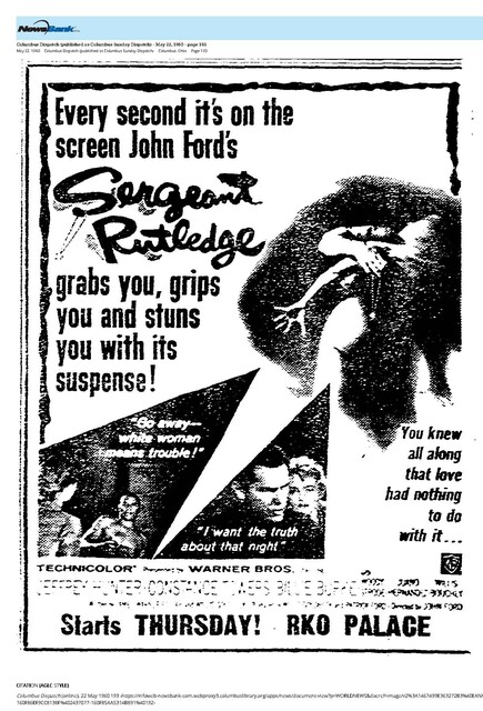 Blacks in Cinema (1960)