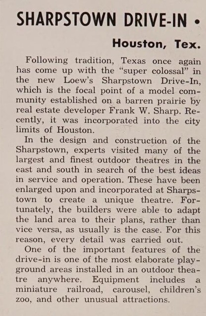 Theater Architect: John J McNamara (1958)