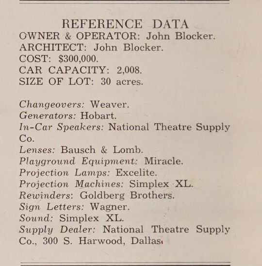 Theater Architect: John Blocker (1957)