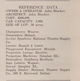 ["Theater Architect: John Blocker (1957)"]