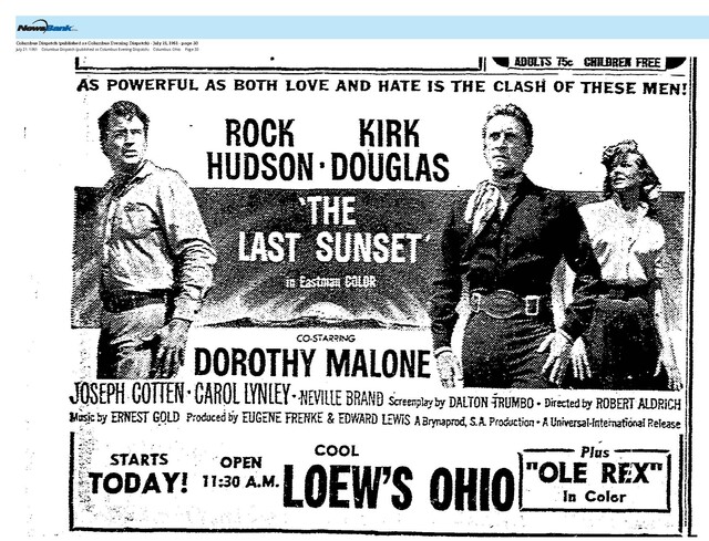 Rock Hudson--Number Two Box Office Star (1961)