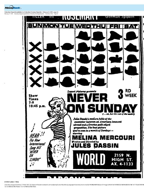 The Great Directors: Jules Dassin (1961)