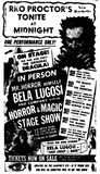 ["December 29 , 1950 - Bela Lugosi Spook Frolic and Magic show "]