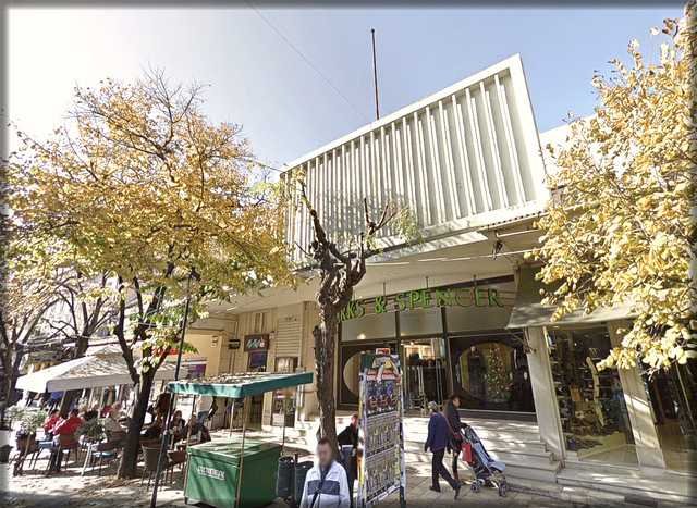 Remnants of the Pallás Cinema today as Marks & Spencer 