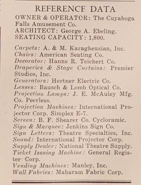 Theater Architect: George A. Ebeling (1950)