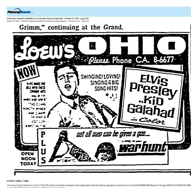 Elvis Presley--Number Five Box Office Star (1962)