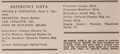 Theater Architect: Harry Sarber (1950)