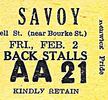 Savoy Theatre 172 Russell Street, Melbourne, VIC