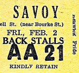 Savoy Theatre 172 Russell Street, Melbourne, VIC