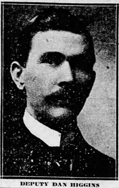 Paris Theatre owner Deputy Dan Higgins, photo credit Herald & Review, courtesy History of the Heartland.   