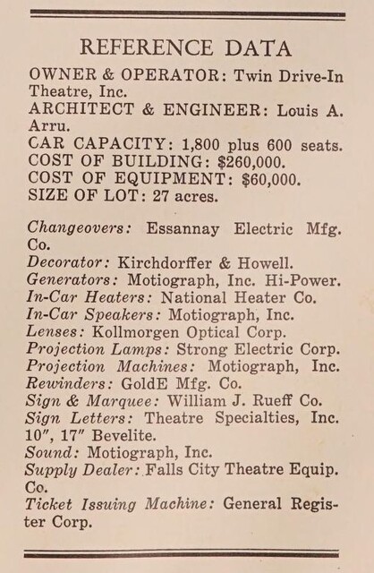 Theater Architect: Louis A. Arru (1950)