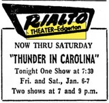 ["RIALTO Theatre; Edgerton, Wisconsin."]