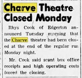 ["CHARVE Theatre; Edgerton, Ohio."]