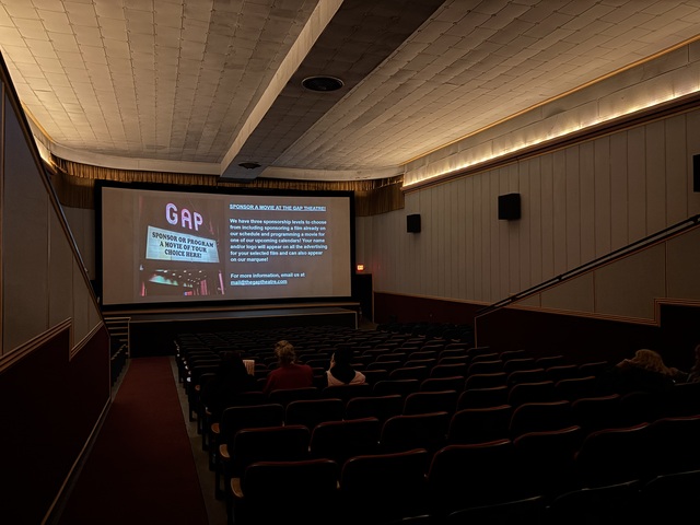 GAP Theatre Facing Screen