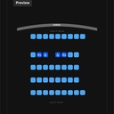 Regal Cinemas Sawgrass 23- Auditorium 6 Seating Chart (post-renovation)