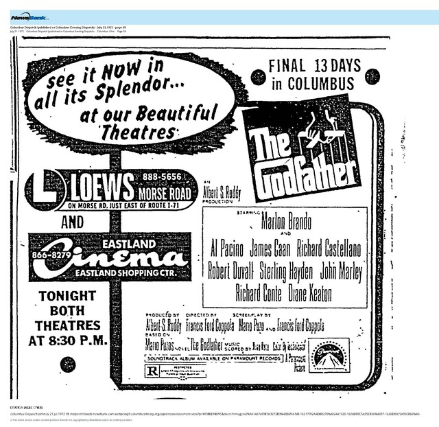 Marlon Brando--Number Six Box Office Star (1972)