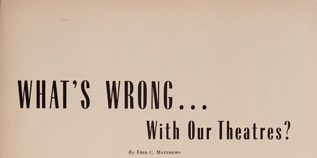 The Eternal Issues for Movie Theaters (2026)