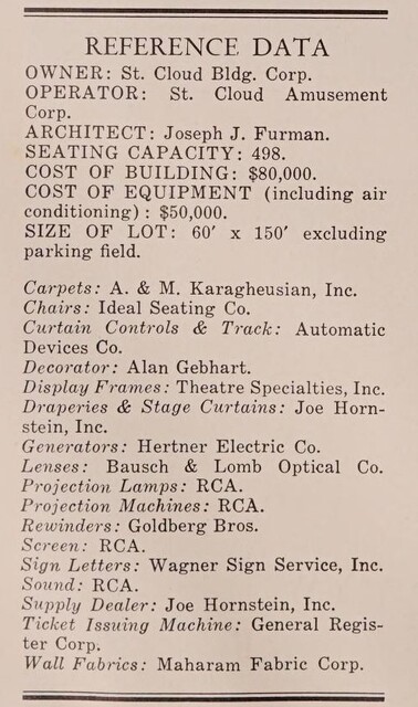Theater Architect: Joseph J. Furman (1950)