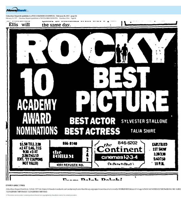 Sylvester Stallone--Number One Box Office Star (1977)