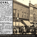 4th of July photo credit NPS image/Keweenaw NHP Archives, Library of Congress. (February 3, 1910 news clipping credit The Calumet News)