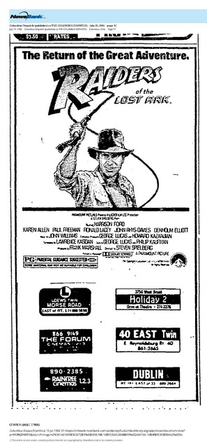 Harrison Ford--Number Ten Box Office Star (1982)