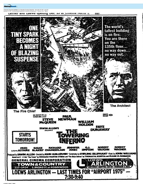 Paul Newman--#3 Box Office Star/Steve McQueen--#5 Box Office Star (1974)