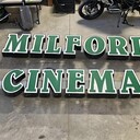 Old Milford Cinema Sign