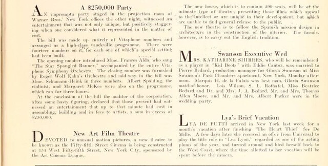 New Art Film Theatre (1927)