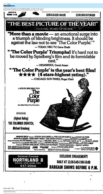 Whoopi Goldberg--Humber Eight Box Office Star (1986)